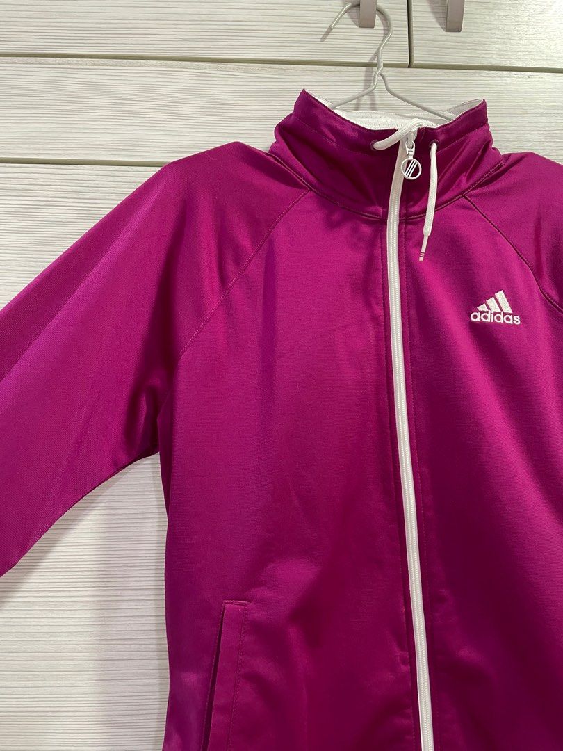 Adidas modern top varsity woven jacket
