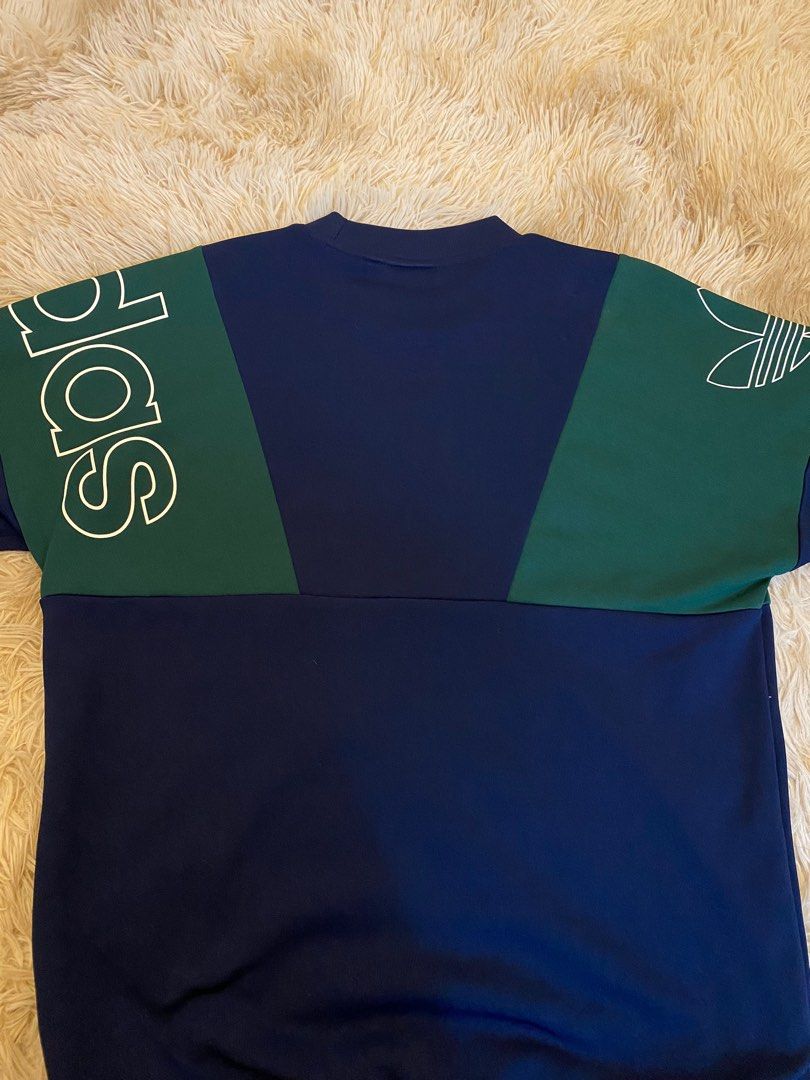 Adidas originals spirit hotsell poly crew sweatshirt