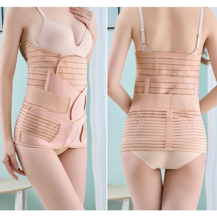 Adjustable Belly Band Postpartum Recovery Belly Waist Pelvis Belt Velcro Shapewear Slimming Girdle