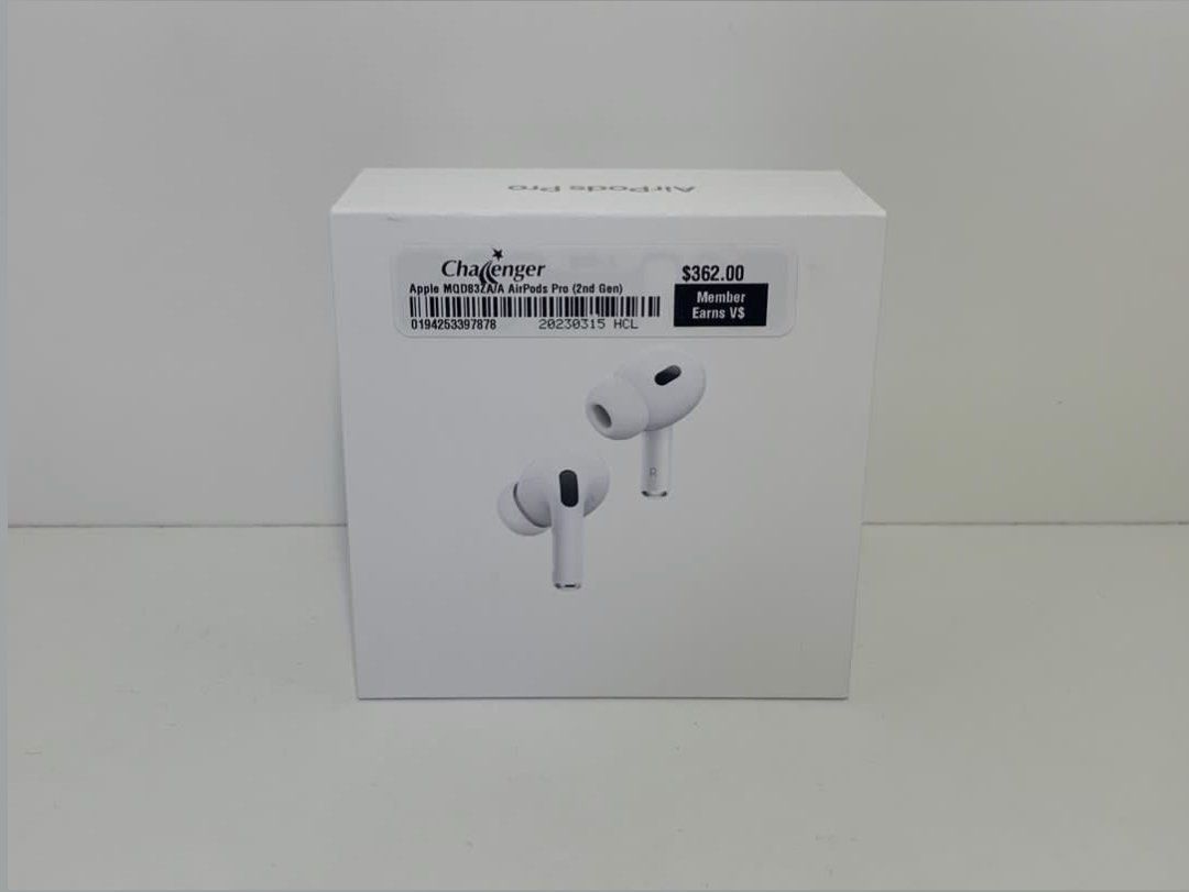 Apple AirPods Pro 2 - 2nd Generation, MQD83ZA/A