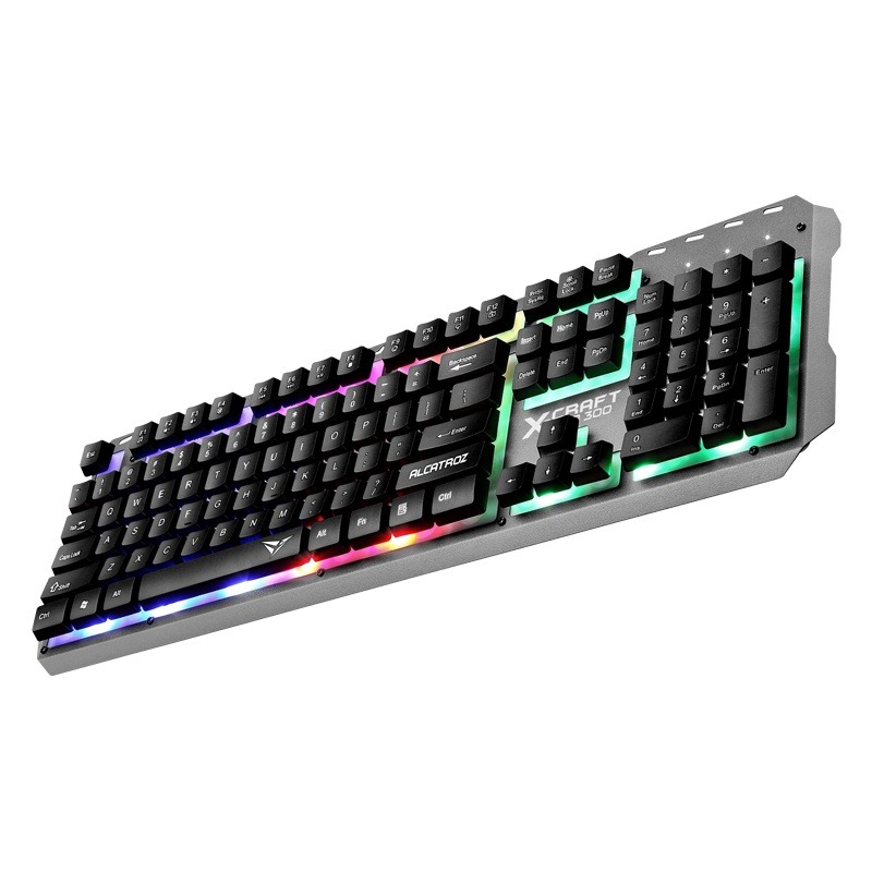 Alcatroz XCraft XKB 300 Spill Proof Gaming Keyboard With FX Backlight