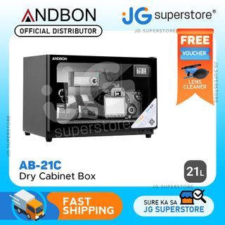 Andbon AB-21C Dry Cabinet 21L Liters Digital Display with Manual Humidity Controller AB21C | JG Superstore