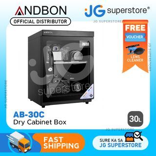 Andbon AB-30C 30C Dry Cabinet Box 30L Liters Digital Display with Manual Humidity Controller AB30C | JG Superstore