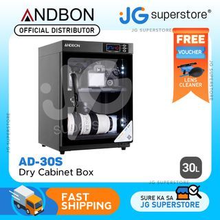 Andbon AD-30S Dry Cabinet Box 30L Liters Digital Display with Automatic Humidity Controller AD30S | JG Superstore