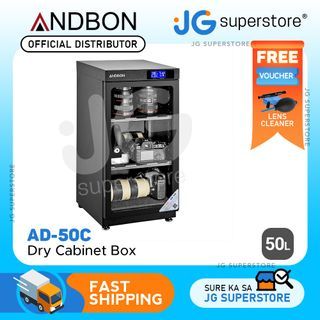 Andbon AD-50C Dry Cabinet Box 50L Liters Digital Display with Manual Humidity Controller AD50C | JG Superstore