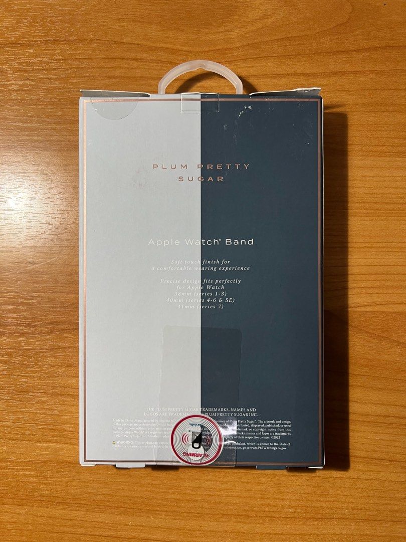 Apple Watch Band (Category: Other Mobile & Gadget Accessories) located in Muntinlupa City. Submitted by caistuff (Listing ID 1254914582, Image 2). Description: - Soft touch finish - Brand new and sealed - Fits 38 mm (series 1-3) - Fits 40 mm (series 4-6 & SE) - Fits 41 mm (series 7).