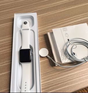 Apple Watch Series 3 38mm White Putih Original Inter