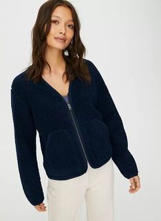 Aritzia Wilfred Free short liner Sherpa jacket