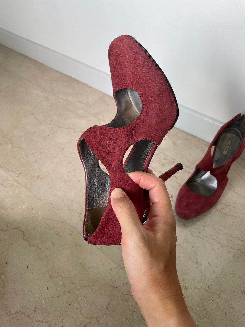 Red 3 outlet inch heels