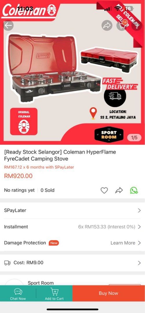Coleman fyrecaptain outlet