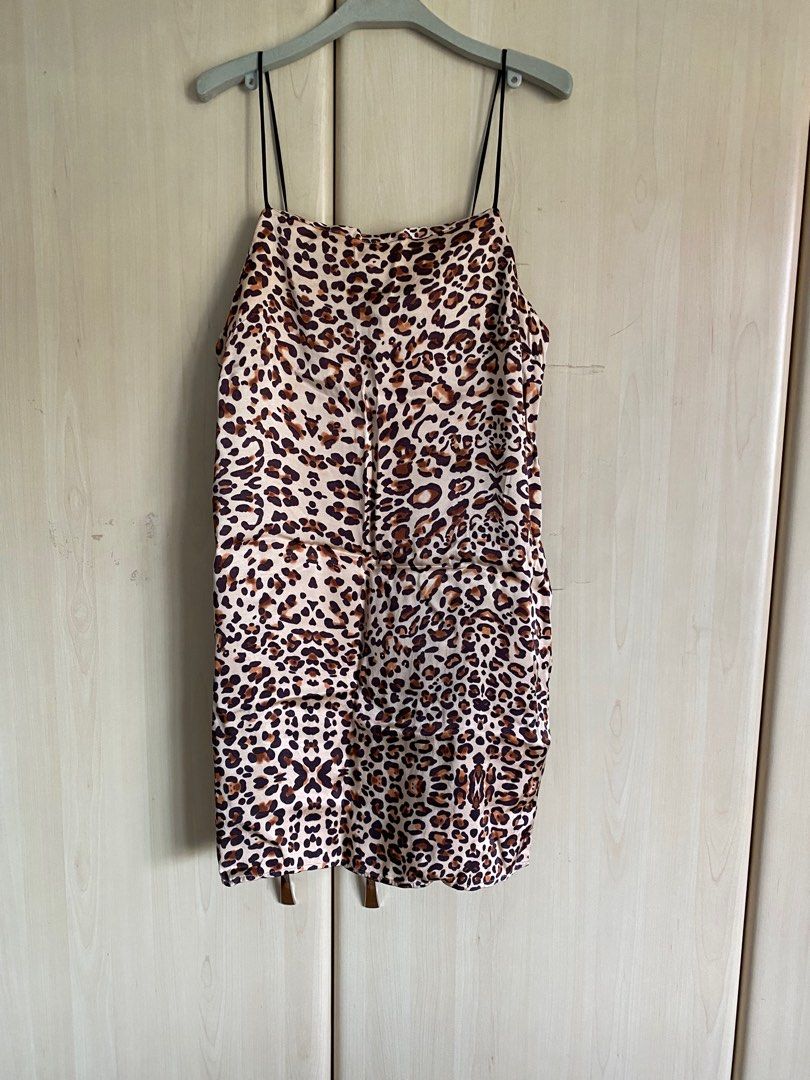 Topshop petite leopard print dress outlet