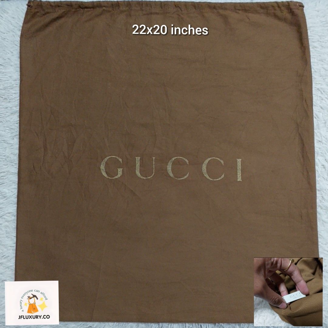 Gucci dust bag, Luxury, Bags & Wallets on Carousell