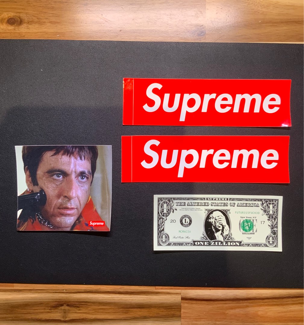 Supreme one deals zillion sticker