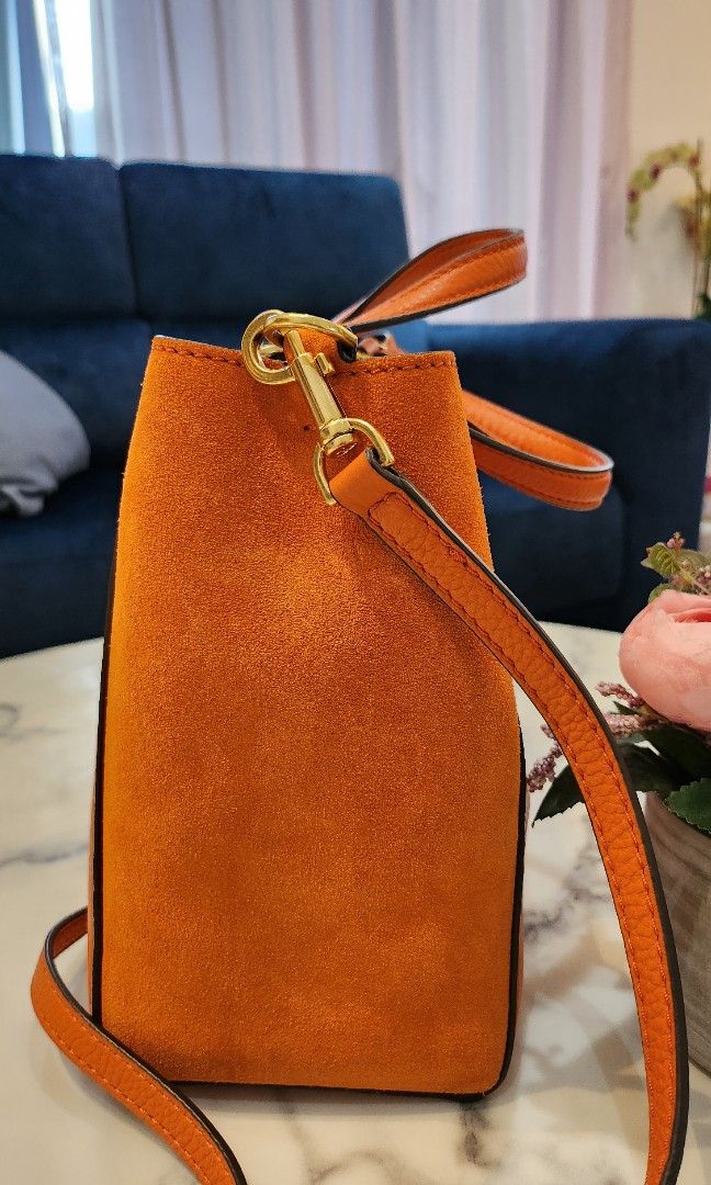 Tory burch best sale suede tote