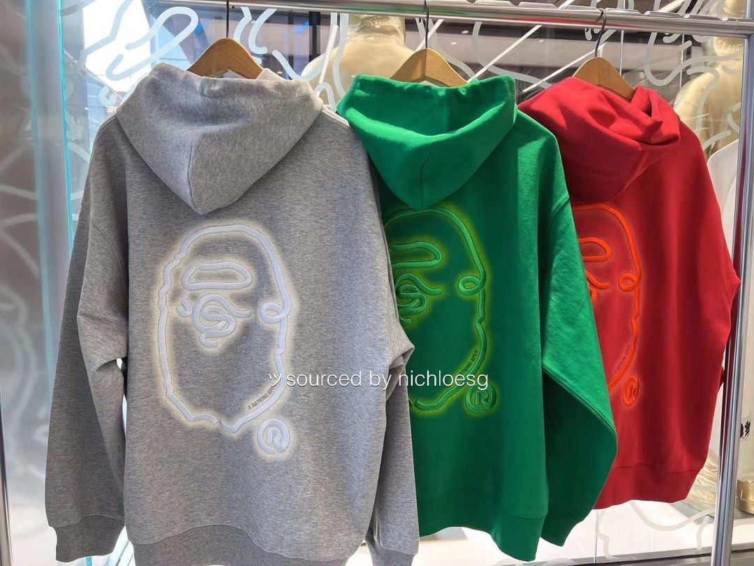 Bape letter hoodie discount