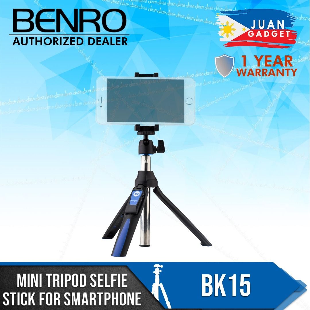 BENRO BK15 MINI TRIPOD & SELFIE STICK