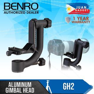 Benro GH2 Aluminum Gimbal Head with PL100 Plate  | JG Superstore