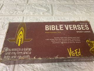 Bible Verses Study Cards