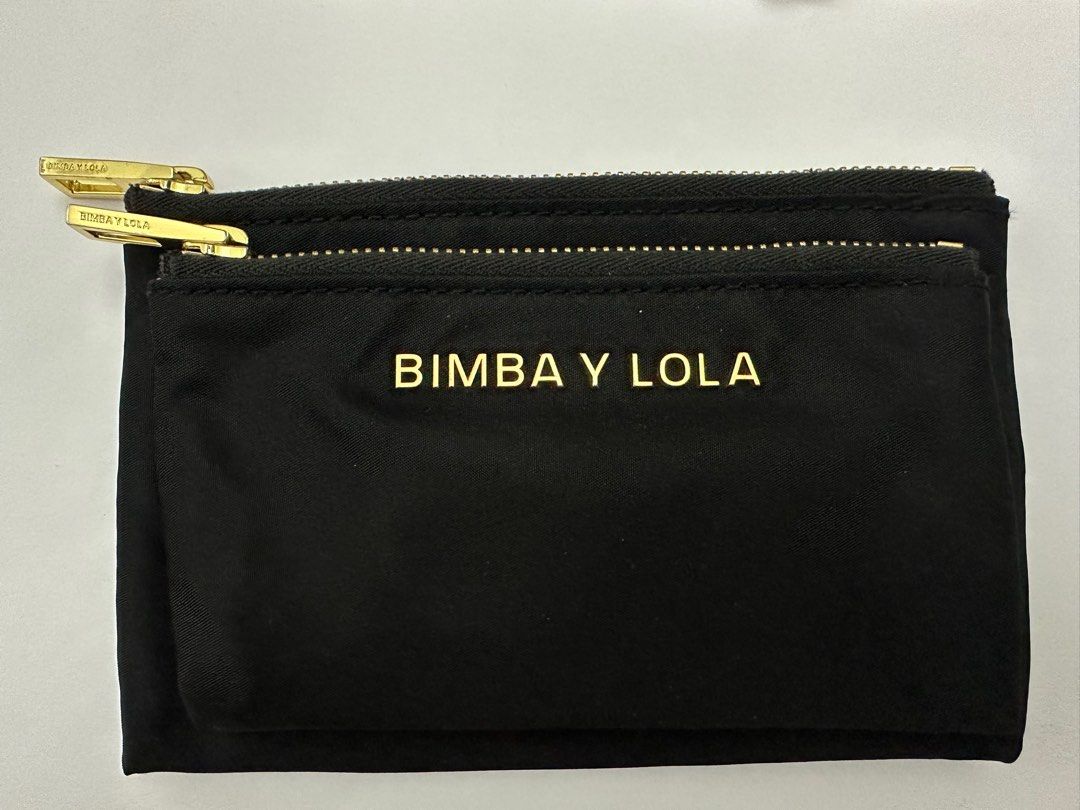 Bimba Y Lola Aquamarine Nylon Double Purse