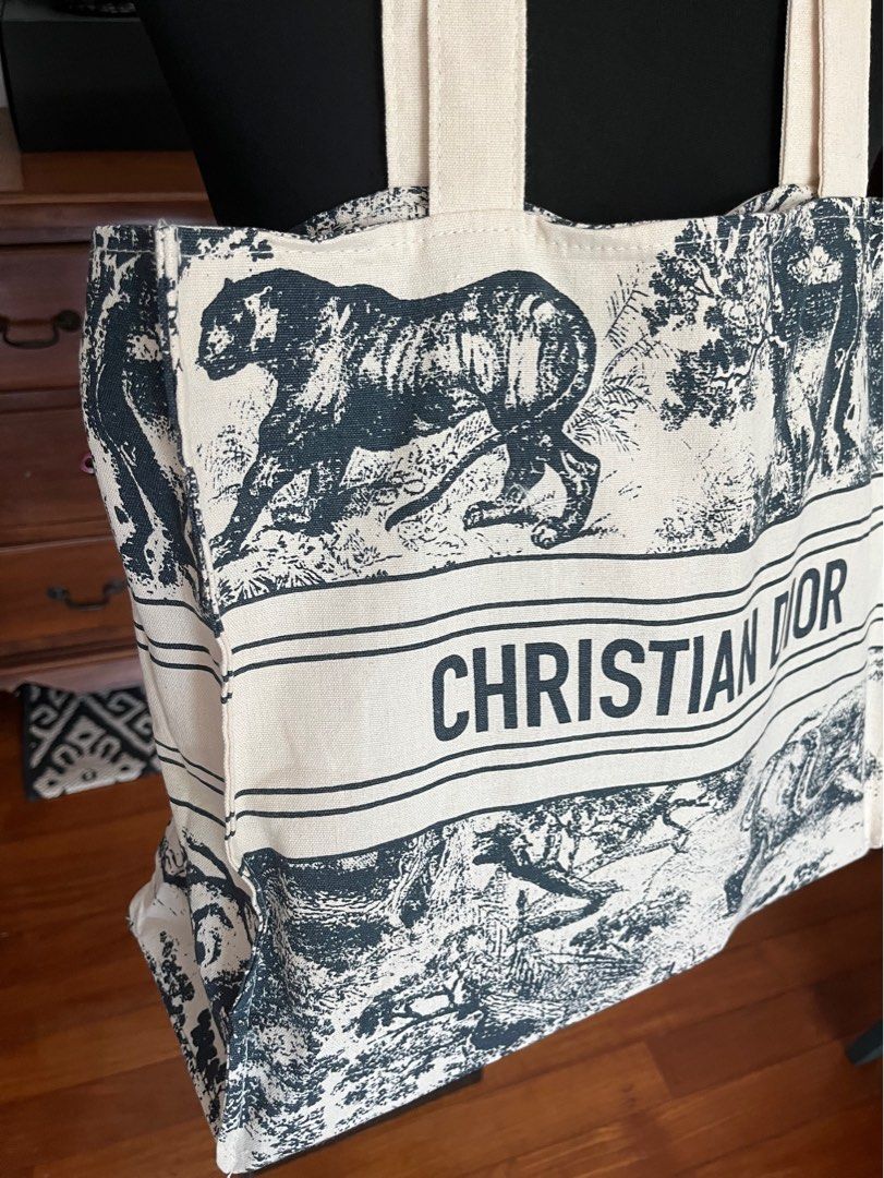 RESERVED LIKE NEW Christian Dior Dioriviera Fabric Tote Bag