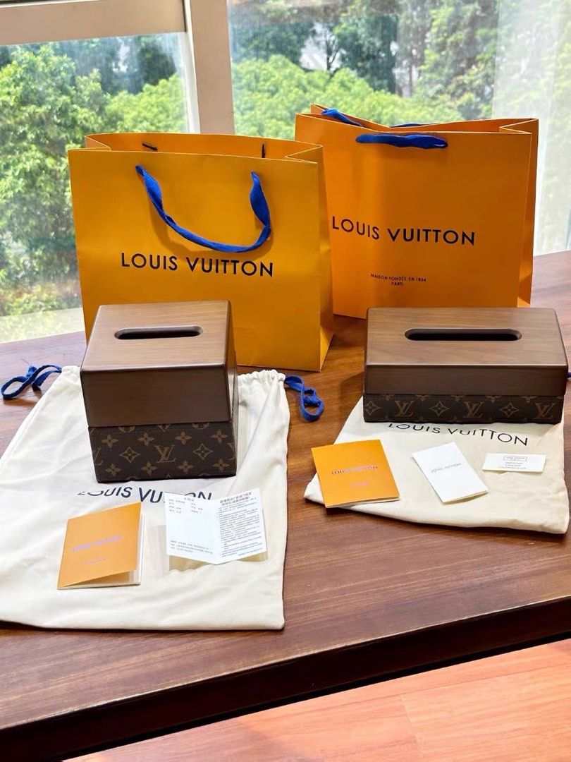 バッグ louis Vuitton tissue box Tissue Box S00 - Trunks, Travel and Home - Library and Stationery