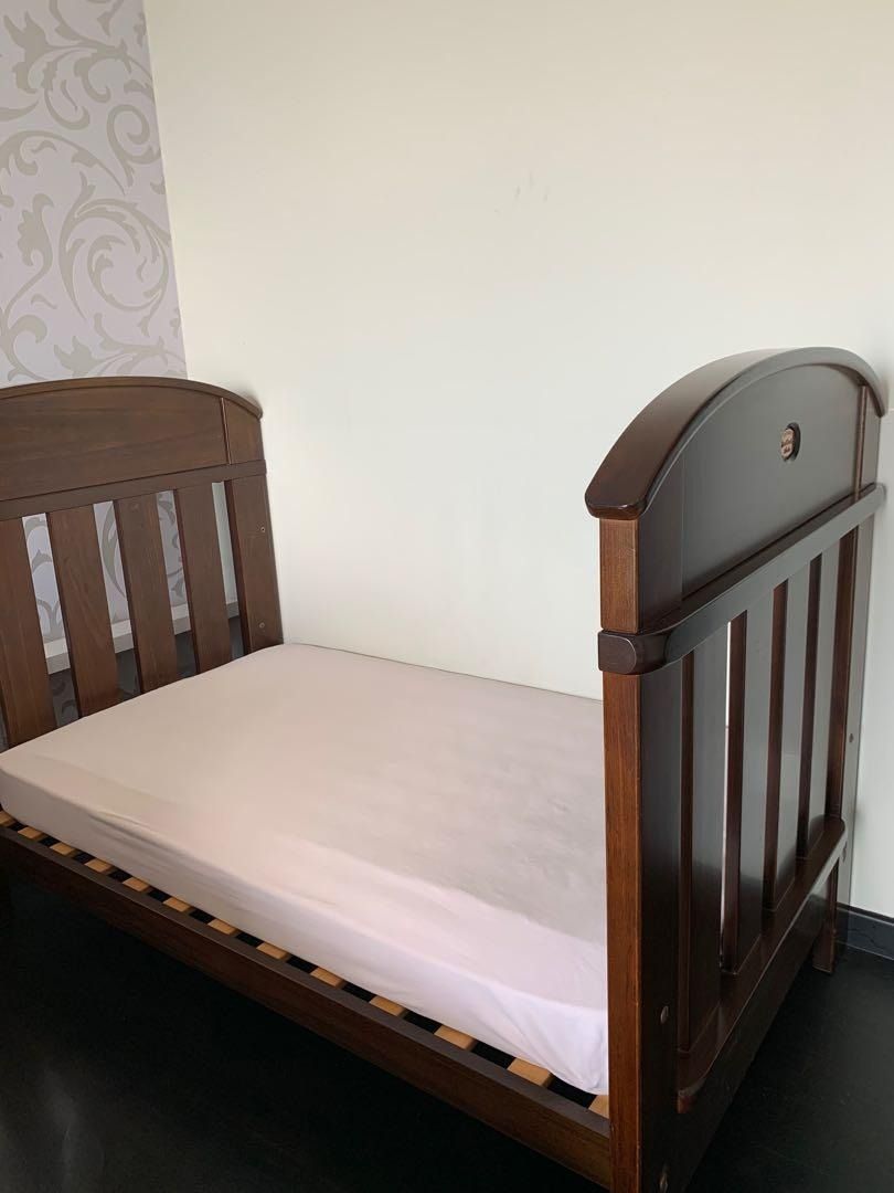 Boori madison deals cot bed mattress