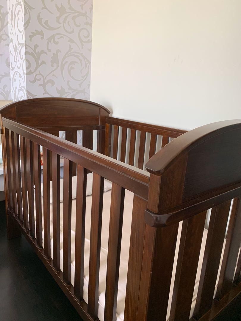 Boori Madison Cot Toddler Bed 3 in 1 Babies Kids Baby