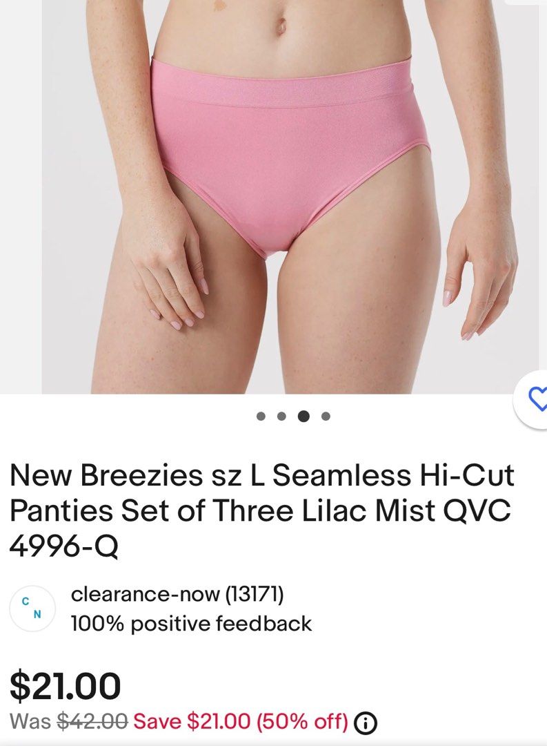 Breezies Satin Panties for Women