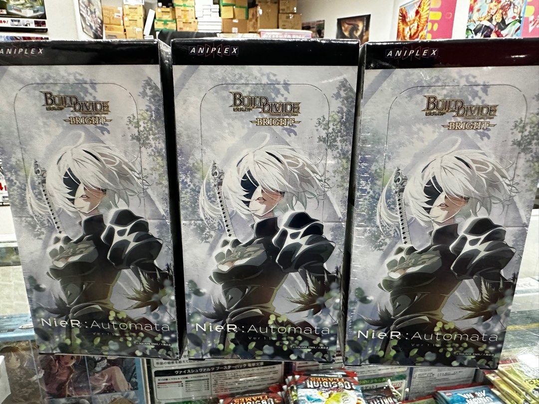 BUILD DIVIDE TCG - NIER: AUTOMATA VER 1.1A -BRIGHT- BOOSTER BOX, Hobbies &  Toys, Toys & Games on Carousell
