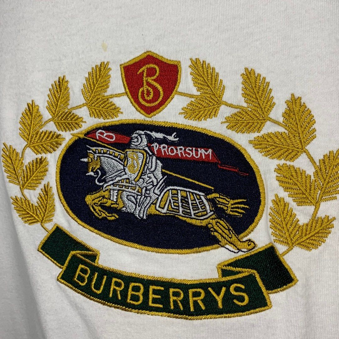 Burberry embroidered clearance logo
