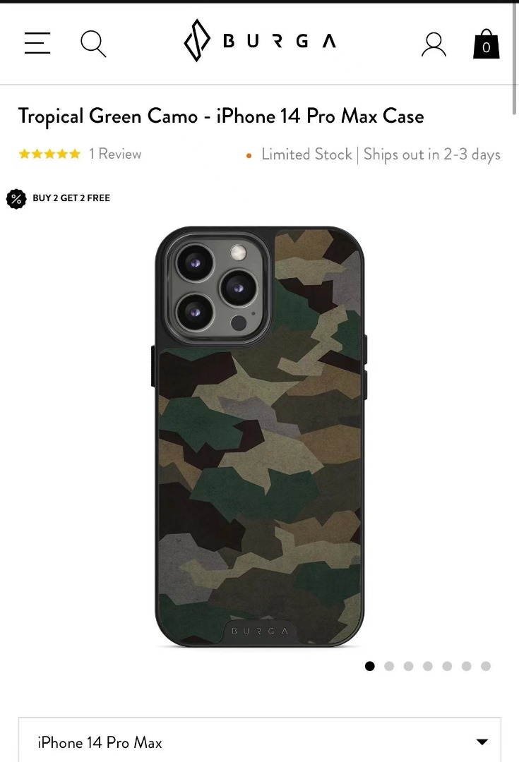 BURGA iphone 14 pro max case, Mobile Phones & Gadgets, Mobile & Gadget