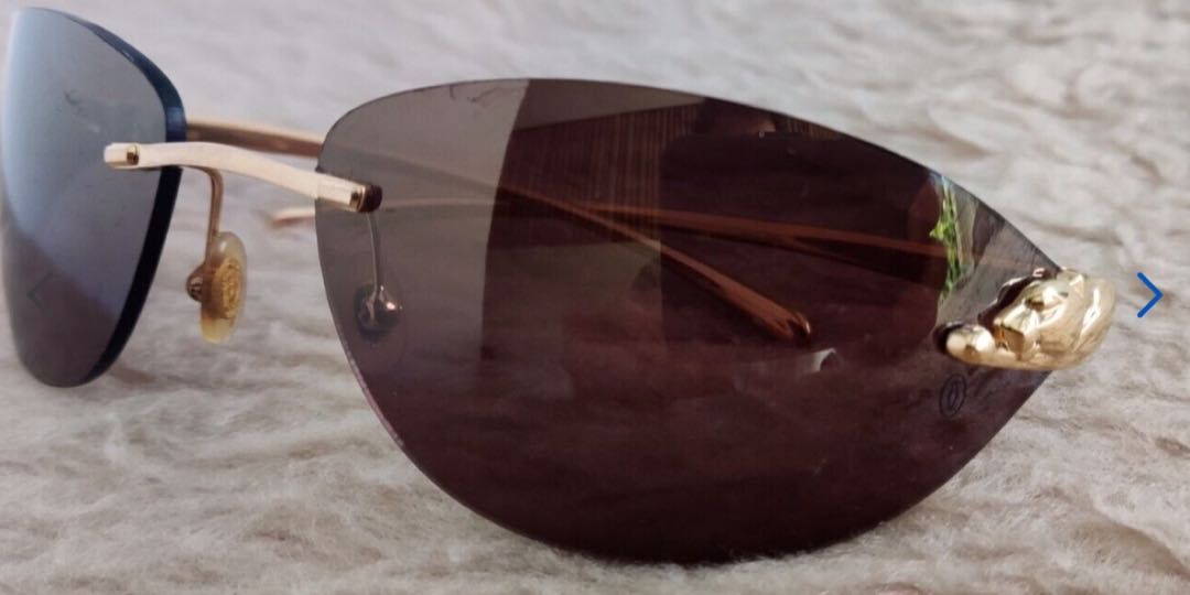 Cartier Violet Wrap Ladies Sunglasses CT0062S 001 72 843023102791 -  Sunglasses - Jomashop