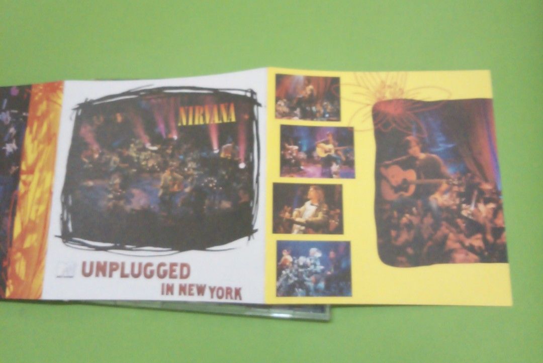 CD NIRVANA : MTV UNPLUGGED IN NEW YORK ALBUM (1994) GRUNGE KURT COBAIN ...