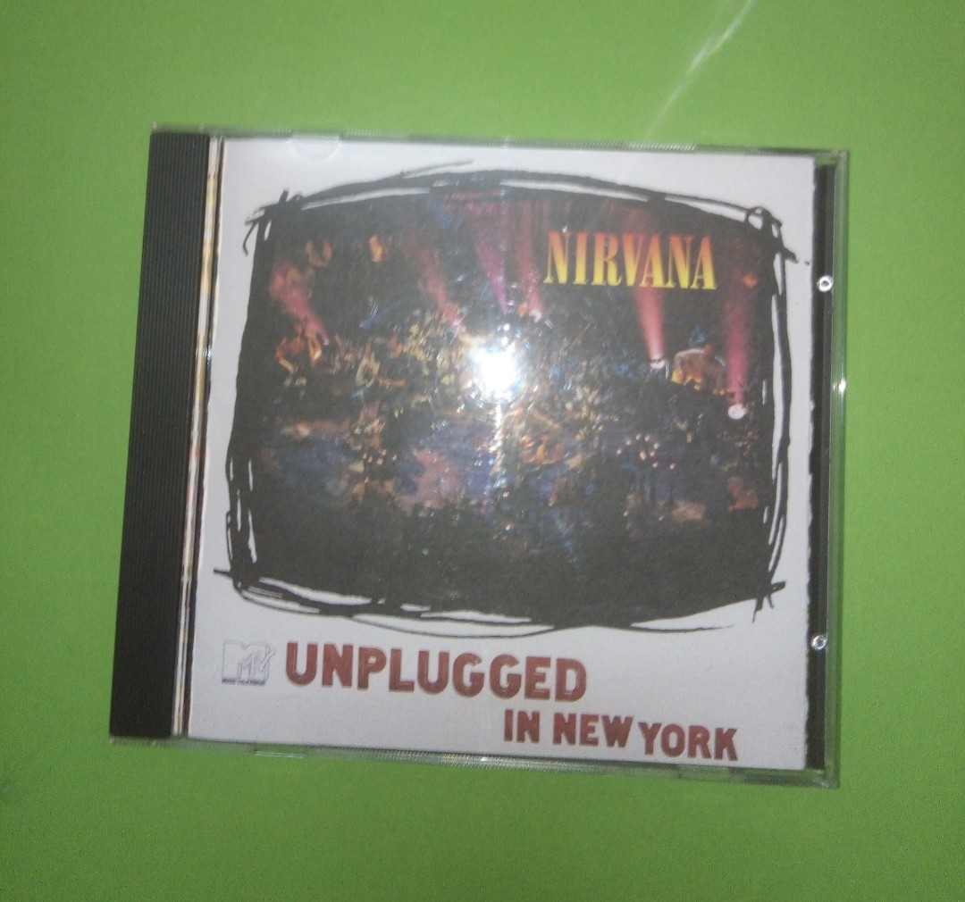 CD NIRVANA : MTV UNPLUGGED IN NEW YORK ALBUM (1994) GRUNGE KURT COBAIN ...