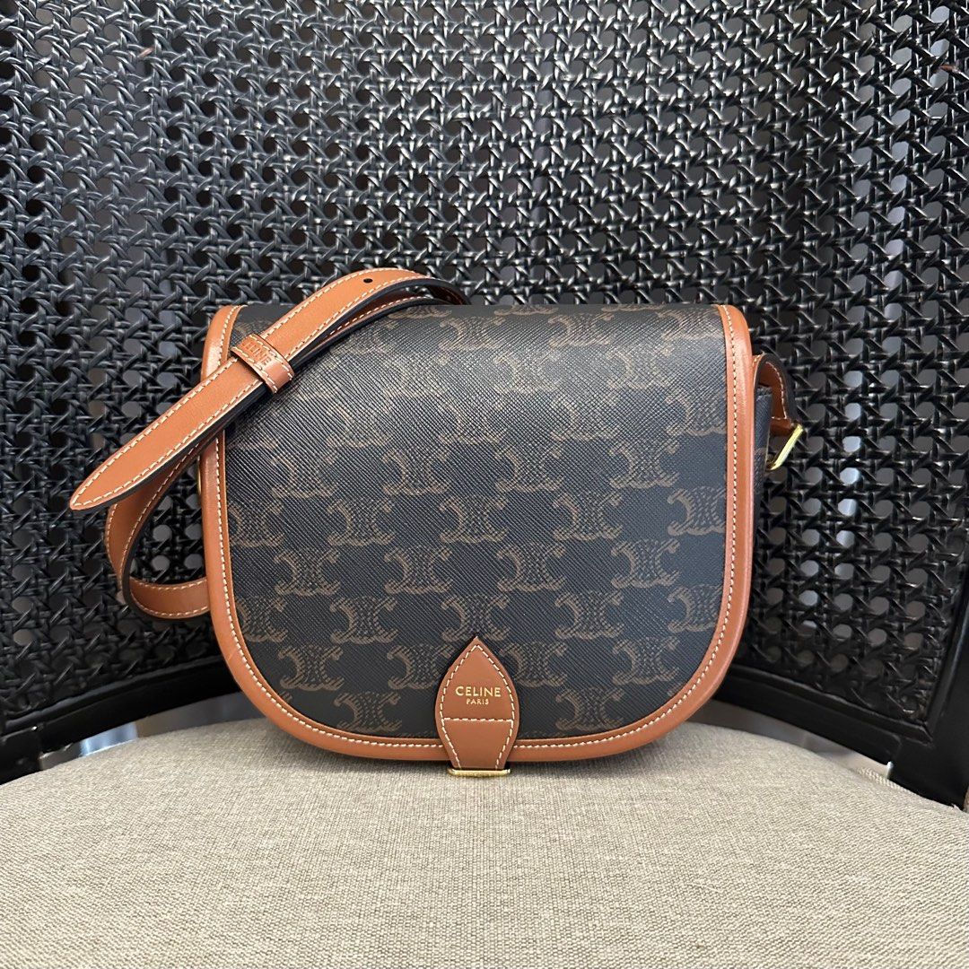 CELINE SMALL BUCKET in TRIOMPHE CANVAS, Luxury, Bags & Wallets on Carousell