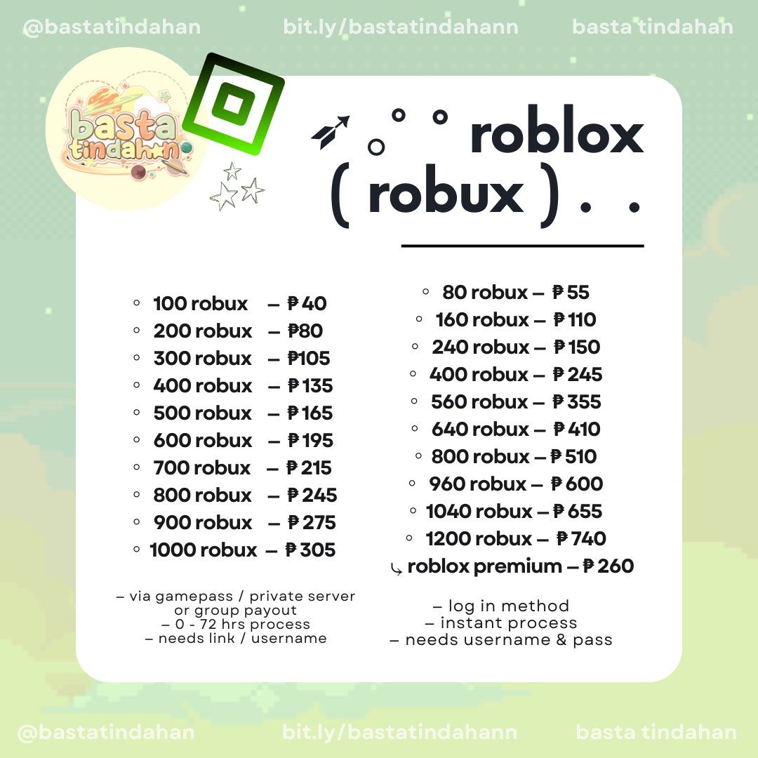 FOR SALE: DISCOUNTED ROBUX ( - Discounted Robux Seller PH