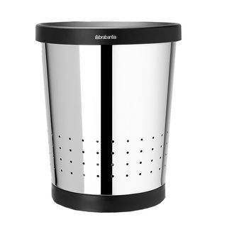 CHEAP! LIKE NEW BRABANTIA WASTE PAPER BIN 12L BRILLIANT STEEL WITH PERFECTFIT BAGS WASTE BIN DUST BIN TRASH BIN