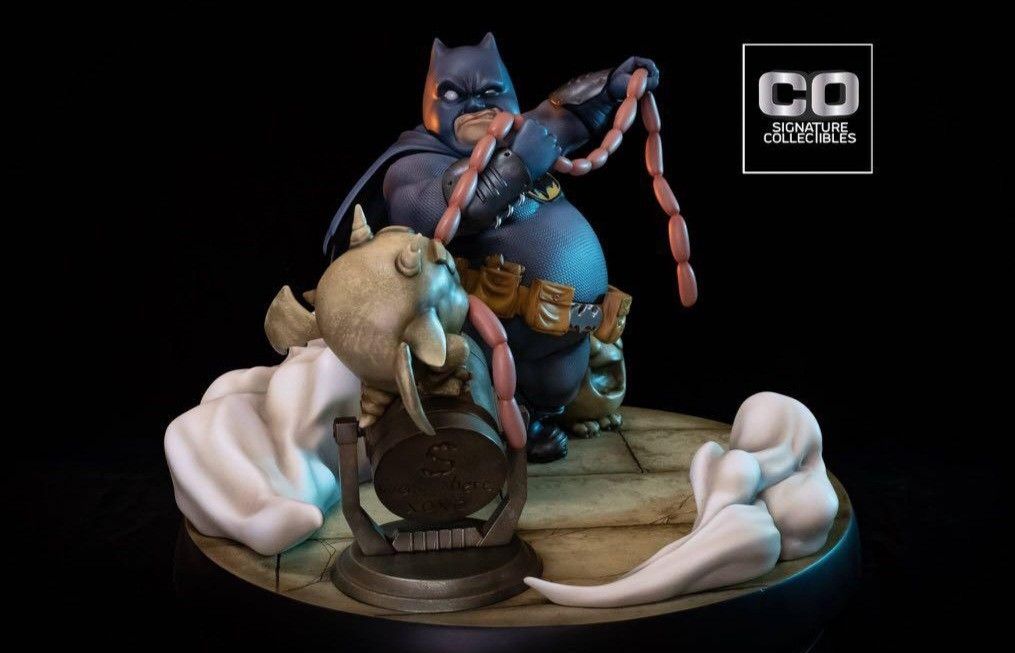 CO Signature Collectibles Fat Batman DC Sideshow Statue Toys, Hobbies ...