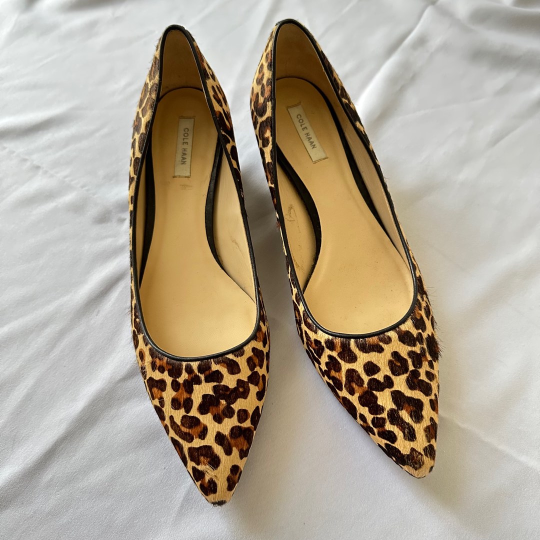 Cole haan leopard shoes on sale