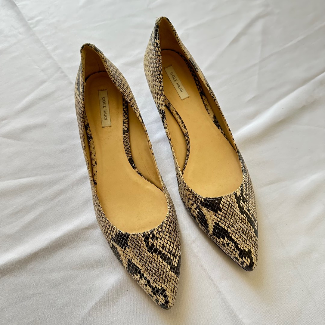 Cole haan snake print shoes top