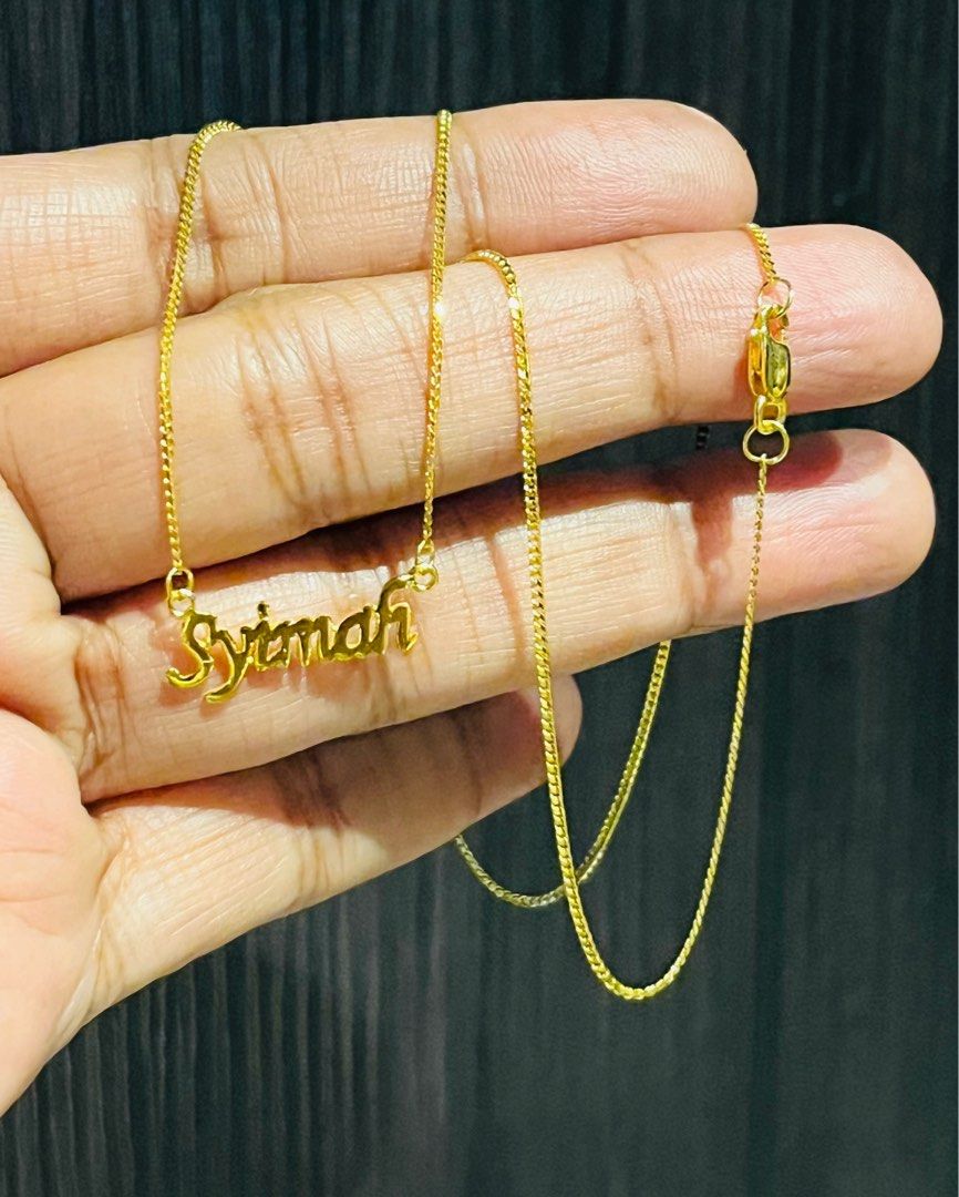 Real personalized name necklace online