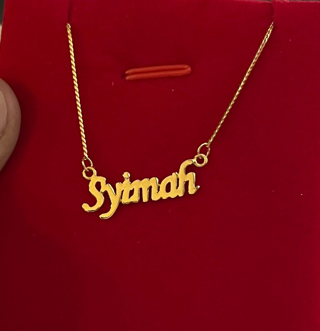 Custom name necklace Women s Fashion Jewelry Organisers