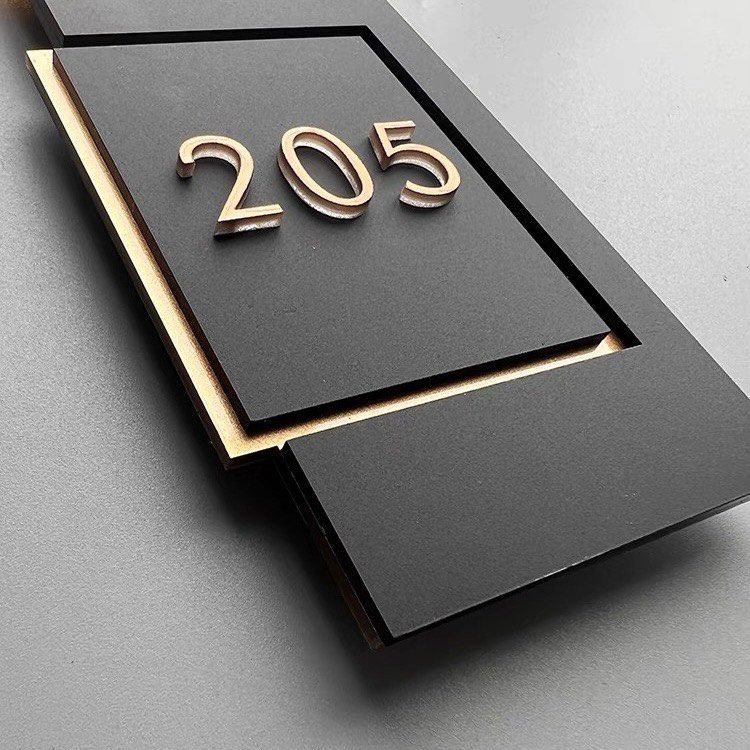 Customised Unit Sign door sign/unit number signage Customised Door Unit ...