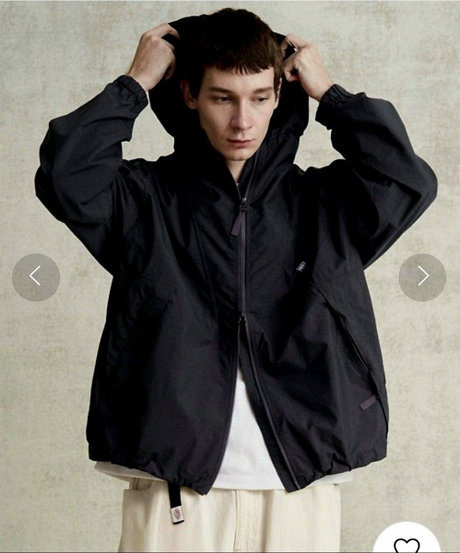 Danton men's STUNNER Nylon hooded short Jacket, 男裝, 外套及戶外