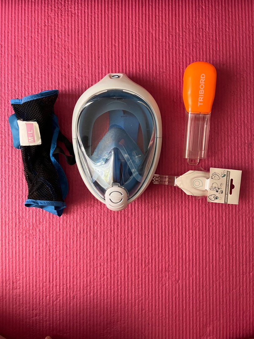 Decathlon snorkel mask, Sports Equipment, Other Sports Equipment and
