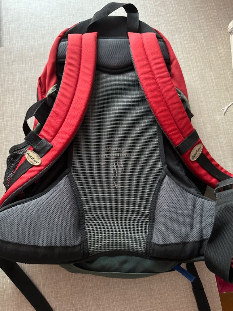 Deuter back support backpack, Men's Fashion, Bags, Backpacks on Carousell