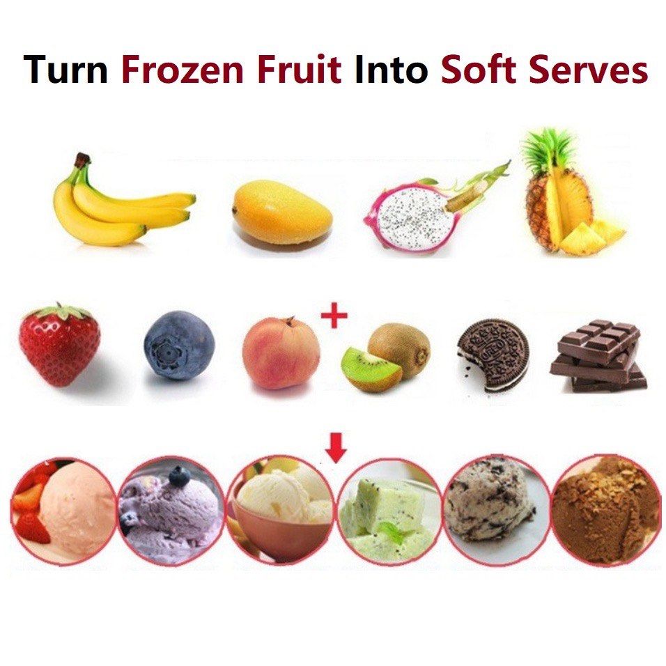 Machine turns fruit into ice hotsell cream
