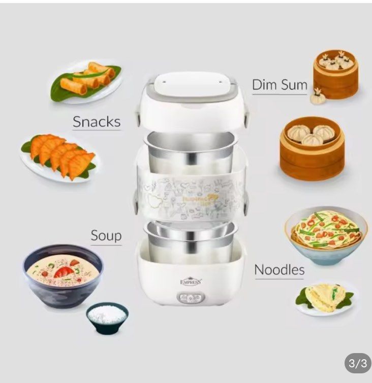 Empress Electric Lunch Box, TV & Home Appliances, Kitchen Appliances