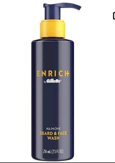Enrich by Gillette all-in-one beard & face wash
