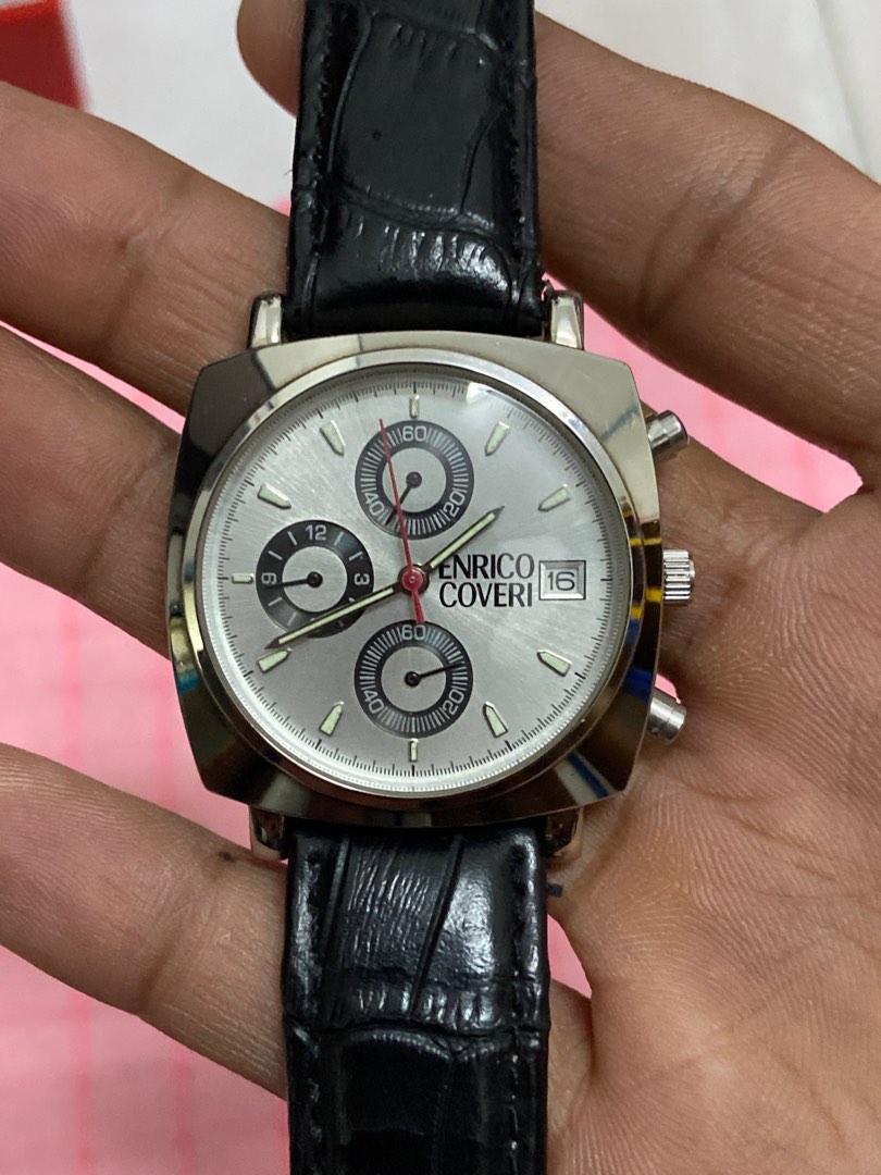 ENRICO COVERI Chronograph, Luxury, Watches on Carousell